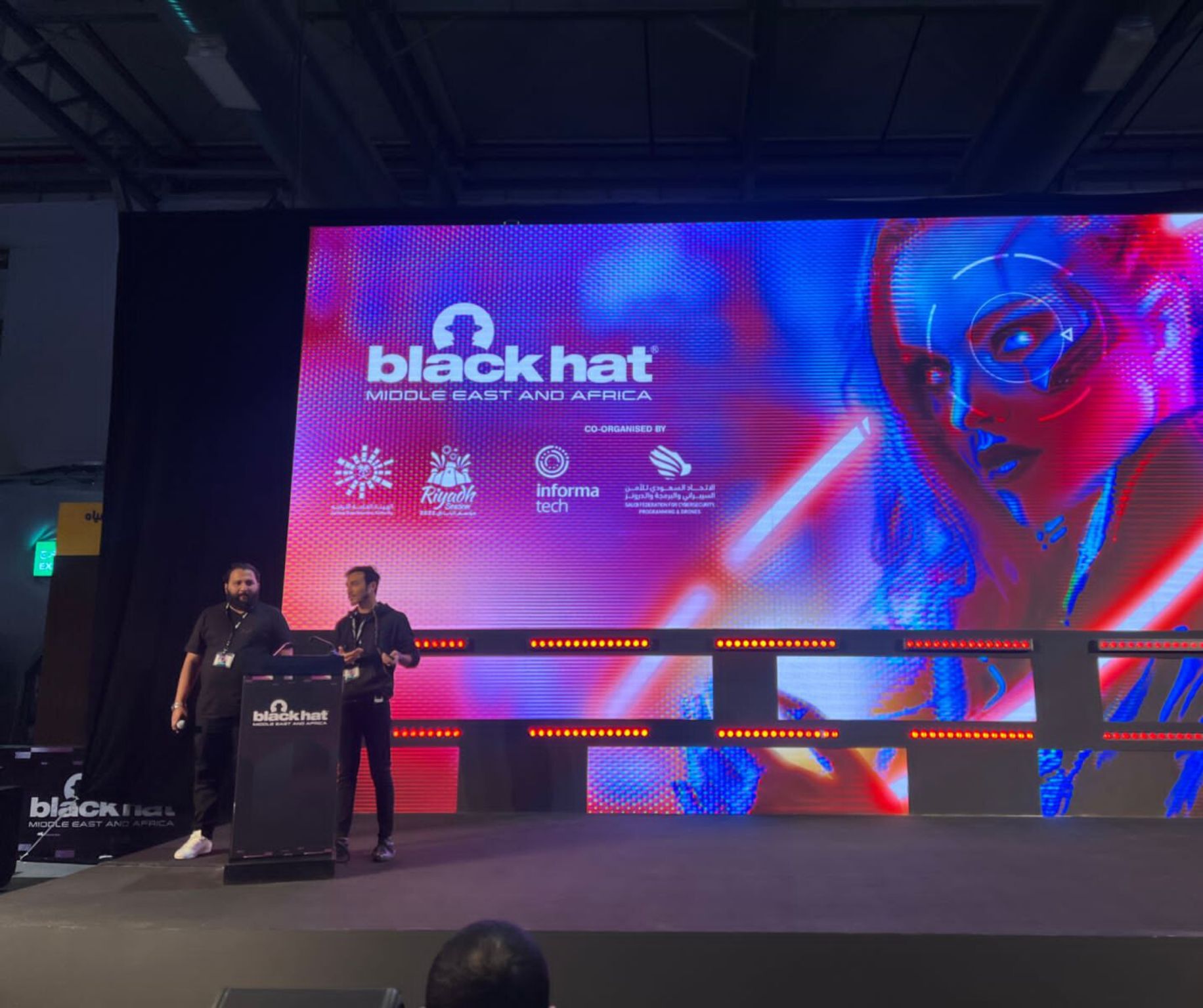 Laburity at Black Hat MEA main stage